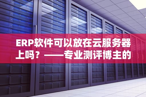 ERP软件可以放在云服务器上吗？——专业测评博主的深度解析