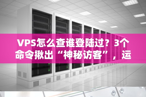 VPS怎么查谁登陆过？3个命令揪出“神秘访客”，运维老鸟都在用！