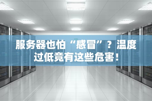 服务器也怕“感冒”？温度过低竟有这些危害！
