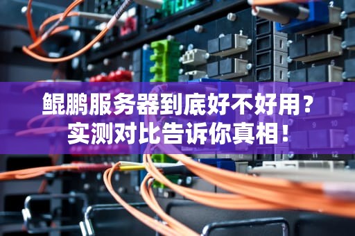 鲲鹏服务器到底好不好用？实测对比告诉你真相！