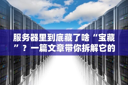 服务器里到底藏了啥“宝藏”？一篇文章带你拆解它的五脏六腑！