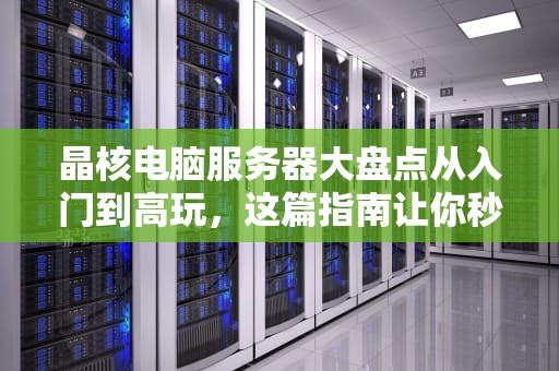 晶核电脑服务器大盘点从入门到高玩，这篇指南让你秒变“服务器老司机”！