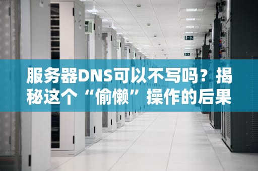 服务器DNS可以不写吗？揭秘这个“偷懒”操作的后果！