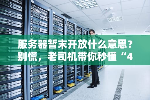 服务器暂末开放什么意思？别慌，老司机带你秒懂“404”背后的秘密！