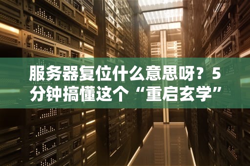 服务器复位什么意思呀？5分钟搞懂这个“重启玄学”，运维老鸟都笑哭了！