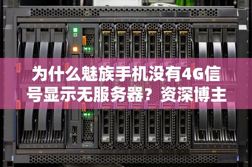 为什么魅族手机没有4G信号显示无服务器？资深博主带你破解这个薛定谔的信号