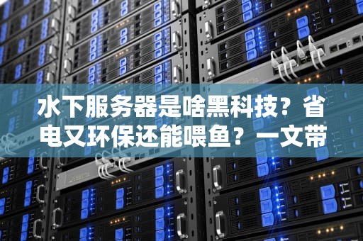 水下服务器是啥黑科技？省电又环保还能喂鱼？一文带你潜水探秘！