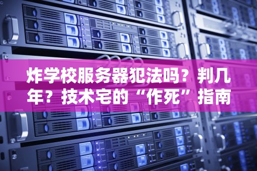 炸学校服务器犯法吗？判几年？技术宅的“作死”指南与法律科普