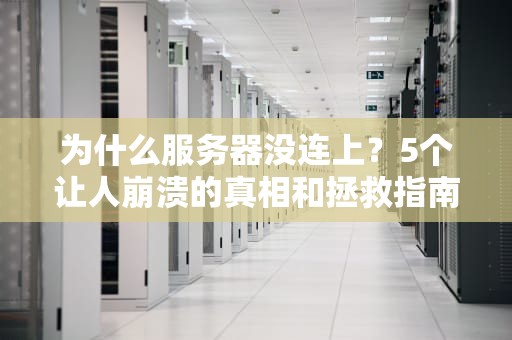 为什么服务器没连上？5个让人崩溃的真相和拯救指南！
