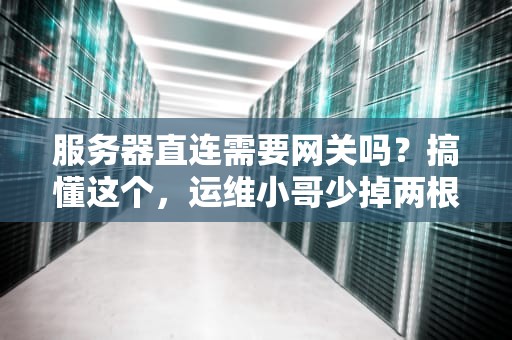 服务器直连需要网关吗？搞懂这个，运维小哥少掉两根头发！
