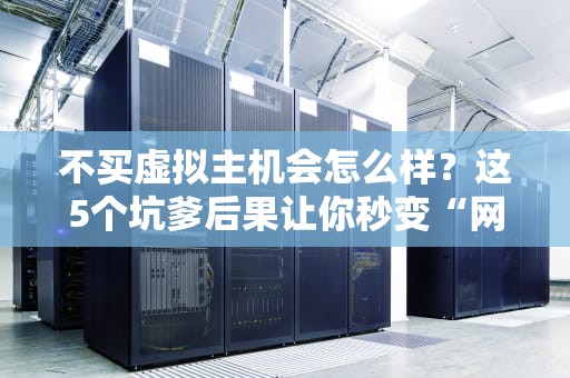 不买虚拟主机会怎么样？这5个坑爹后果让你秒变“网络乞丐”！