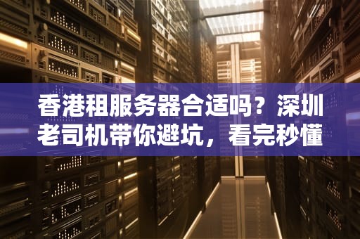 香港租服务器合适吗？深圳老司机带你避坑，看完秒懂！