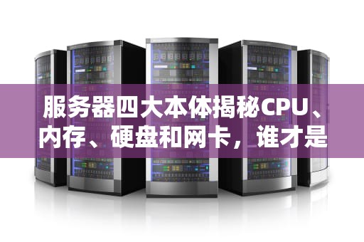 服务器四大本体揭秘CPU、内存、硬盘和网卡，谁才是真正的“扛把子”？