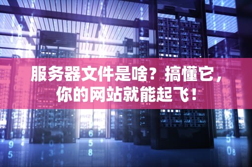 服务器文件是啥？搞懂它，你的网站就能起飞！