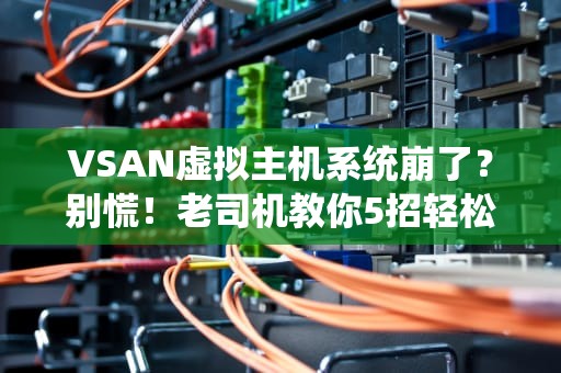 VSAN虚拟主机系统崩了？别慌！老司机教你5招轻松救火！