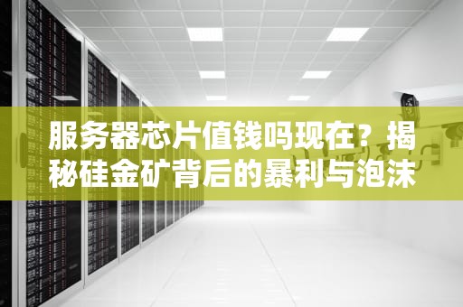服务器芯片值钱吗现在？揭秘硅金矿背后的暴利与泡沫！