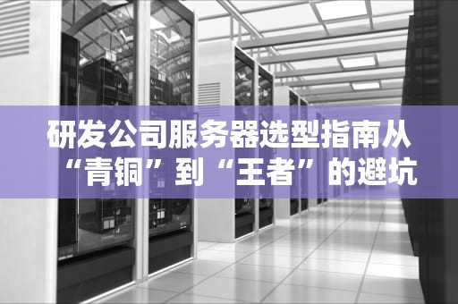 研发公司服务器选型指南从“青铜”到“王者”的避坑攻略