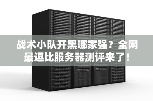 战术小队开黑哪家强？全网最逗比服务器测评来了！