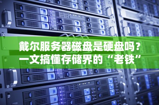 戴尔服务器磁盘是硬盘吗？一文搞懂存储界的“老铁”关系！