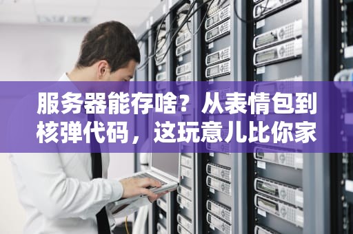 服务器能存啥？从表情包到核弹代码，这玩意儿比你家衣柜还能装！