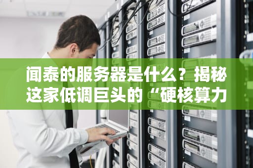 闻泰的服务器是什么？揭秘这家低调巨头的“硬核算力武器库”