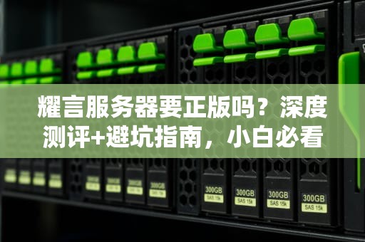耀言服务器要正版吗？深度测评+避坑指南，小白必看！