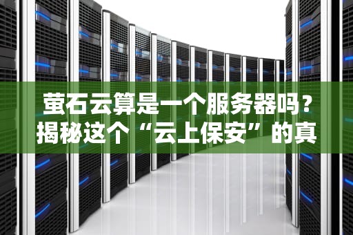 萤石云算是一个服务器吗？揭秘这个“云上保安”的真实身份！