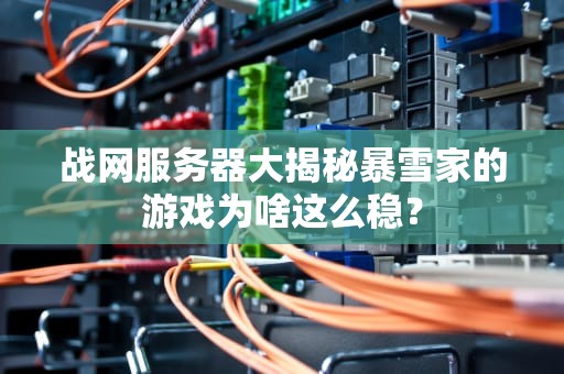 战网服务器大揭秘暴雪家的游戏为啥这么稳？