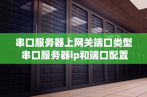 串口服务器上网关端口类型 串口服务器ip和端口配置
