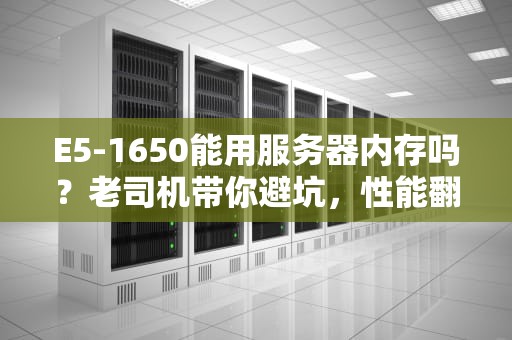 E5-1650能用服务器内存吗？老司机带你避坑，性能翻倍不是梦！