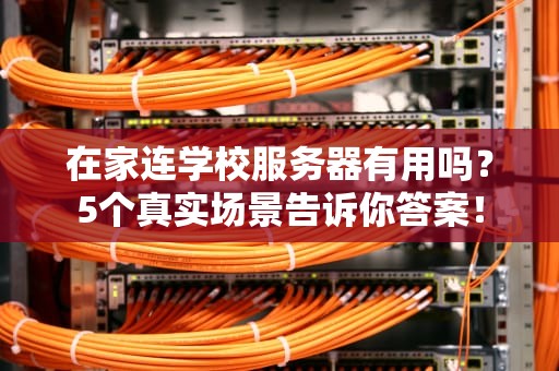 在家连学校服务器有用吗？5个真实场景告诉你答案！