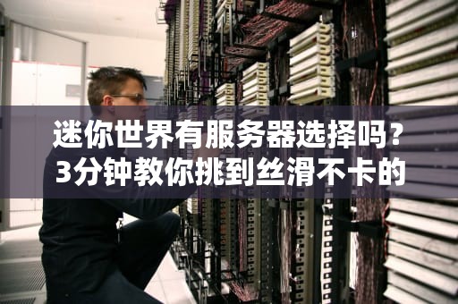 迷你世界有服务器选择吗？3分钟教你挑到丝滑不卡的联机神服！