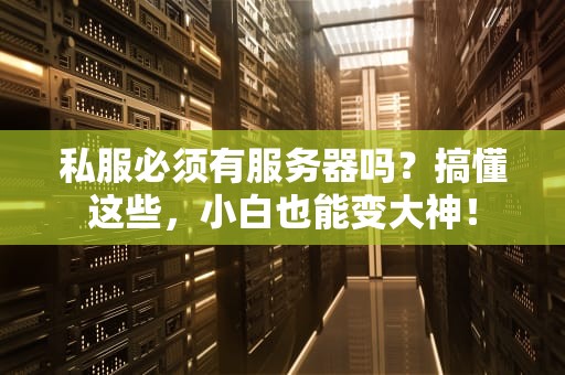 私服必须有服务器吗？搞懂这些，小白也能变大神！
