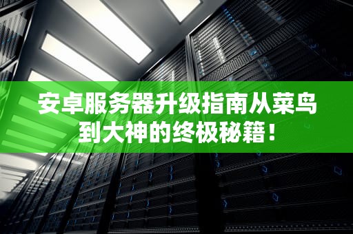 安卓服务器升级指南从菜鸟到大神的终极秘籍！
