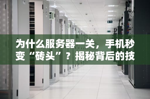 为什么服务器一关，手机秒变“砖头”？揭秘背后的技术玄机！