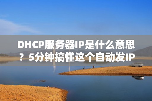 DHCP服务器IP是什么意思？5分钟搞懂这个自动发IP的快递员！