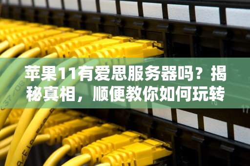 苹果11有爱思服务器吗？揭秘真相，顺便教你如何玩转二手iPhone！