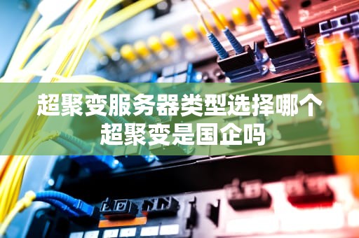 超聚变服务器类型选择哪个 超聚变是国企吗