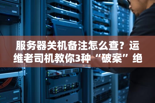 服务器关机备注怎么查？运维老司机教你3种“破案”绝招！