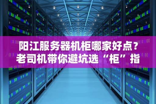 阳江服务器机柜哪家好点？老司机带你避坑选“柜”指南！