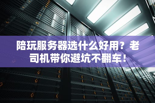 陪玩服务器选什么好用？老司机带你避坑不翻车！