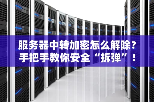 服务器中转加密怎么解除？手把手教你安全“拆弹”！（附避坑指南）