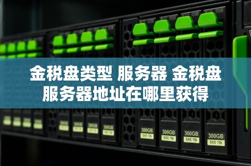 金税盘类型 服务器 金税盘服务器地址在哪里获得