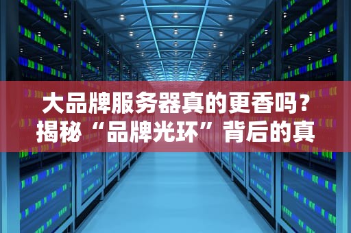 大品牌服务器真的更香吗？揭秘“品牌光环”背后的真相！