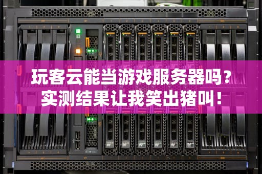 玩客云能当游戏服务器吗？实测结果让我笑出猪叫！