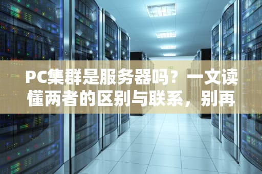 PC集群是服务器吗？一文读懂两者的区别与联系，别再傻傻分不清！