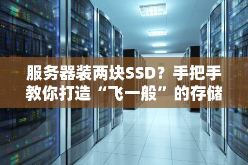 服务器装两块SSD？手把手教你打造“飞一般”的存储双雄！