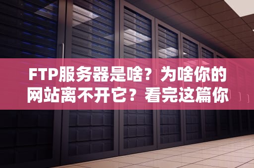 FTP服务器是啥？为啥你的网站离不开它？看完这篇你就懂了！