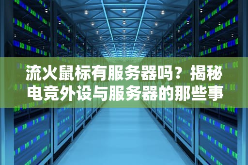 流火鼠标有服务器吗？揭秘电竞外设与服务器的那些事儿！
