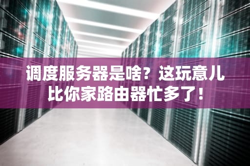 调度服务器是啥？这玩意儿比你家路由器忙多了！